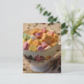 バレンタインキャンディinティーカップ シーズンポストカード (スタンド正面)