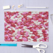 バレンタインキャンデーのハートのティッシュペーパー 薄葉紙 (クラフト)