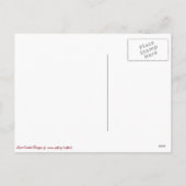 バレンタインキャンデーの瓶の郵便はがき シーズンポストカード (裏面)