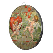 バレンタインキューピズラブアンティークヴィンテージ ダーツボード (正面右)