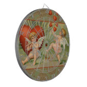 バレンタインキューピズラブアンティークヴィンテージ ダーツボード (正面左)