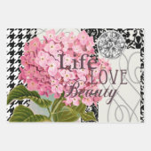 バレンタインキューピズラブアンティークヴィンテージ ラッピングペーパーシート (正面3)