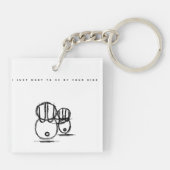 バレンタインキーチェーン |お客様の側に置きたい キーホルダー (裏面)