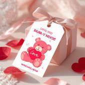 バレンタインギフトタグ Love You Bear-y Much ギフトタグ