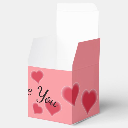 バレンタインギフトボックスカスタムバッグ フェイバーボックス (オープン)