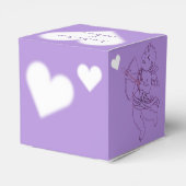 バレンタインギフトボックスカスタムバレンタインキュピッドボックス フェイバーボックス (裏面サイド)