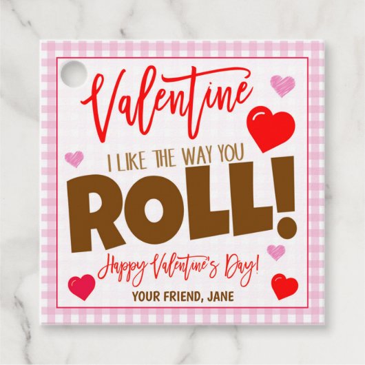 バレンタインギフトラベル フェイバータグ (正面)