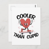 バレンタインギフト | キューピッドよりもクール ポストカード (正面/裏面)