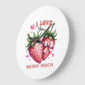 バレンタインギフト | 君は実が好きだ ラージ壁時計 (傾斜)