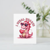 バレンタインギフト | 私は心を盗む ポストカード (スタンド正面)