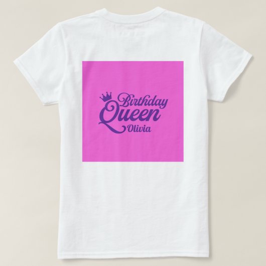 バレンタインクイーンTシャツ Tシャツ (デザイン裏面)