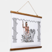 バレンタインクラシックタペストリーアレスアンドアフロディテ 吊り下げ型タペストリー (傾斜あり)