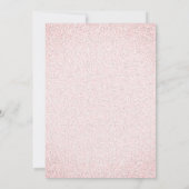 バレンタイングリッター結婚式招待状 招待状 (裏面)