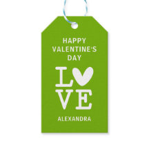 バレンタイングリーン&ホワイトラブハートカスタム