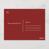 バレンタインケーキポップ告知またはパーティー ポストカード (裏面)