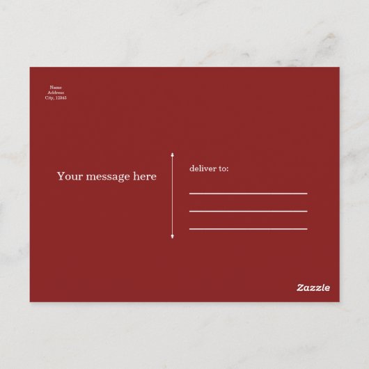 バレンタインケーキポップ告知またはパーティー ポストカード (裏面)