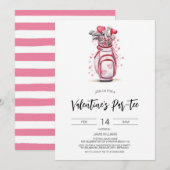 バレンタインゴルフのご招待, バレンタインのゴルフ 招待状 (正面/裏面)