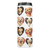 バレンタインゴールデンレトリバードッグ タンブラー (裏面)