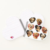 バレンタインゴールデンレトリバードッグ ノートブック (内部)