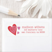 バレンタインシックパターン ラベル (インサイチュ)