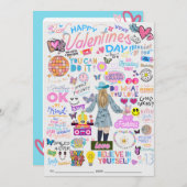 バレンタインスイッインスパイアチカード サンキューカード (正面/裏面)