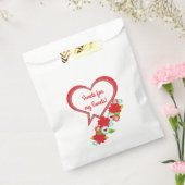バレンタインスイーツ |あなたカスタマイズの文字 フェイバーバッグ (封をした状態)