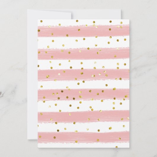 バレンタインスウィートベビーシャワーでドライブ 招待状 (裏面)