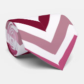 バレンタインストライプジグザグ ネクタイ (ロール)