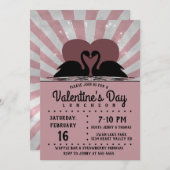 バレンタインスワン 招待状 (正面/裏面)