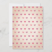 バレンタインズスウィートハートベビーシャワー招待状 招待状 (裏面)