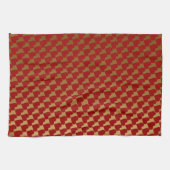 バレンタインズタオルバレンタインティータオルカスタムズ キッチンタオル (横)