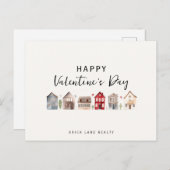 バレンタインズデイウォーターカラーハウズリアルティプロモーション シーズンポストカード (正面/裏面)