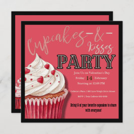 バレンタインズデイカップケーキパーティー シーズンカード