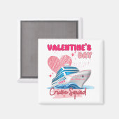 バレンタインズデイクルーズスクワッドバケーショングループマッチ マグネット (正面/裏面)