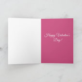 バレンタインズデイコルギXOXO サンキューカード (内部)