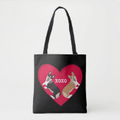 バレンタインズデイコルギXOXO トートバッグ (正面)