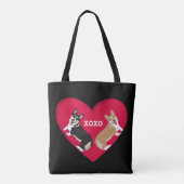バレンタインズデイコルギXOXO トートバッグ (裏面)