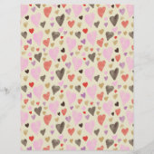 バレンタインズデイスウィートハートフラット紙シート (裏面)