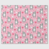 バレンタインズデイスロッツラッピング紙 ラッピングペーパー (フラット)