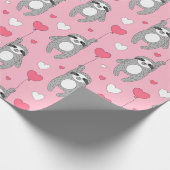 バレンタインズデイスロッツラッピング紙 ラッピングペーパー (角)