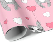 バレンタインズデイスロッツラッピング紙 ラッピングペーパー (ロールコーナー)