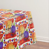 バレンタインズデイテーブルクロス桃プラム テーブルクロス (インサイチュ)