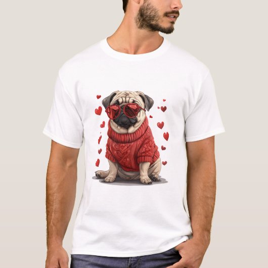 バレンタインズデイプーグドッグ Tシャツ (正面)
