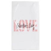 バレンタインズデイラブスモール抱き枕 スモールペーパーバッグ (裏面)