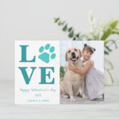 バレンタインズデイラブペットパピードッグ写真 シーズンカード (スタンド正面)
