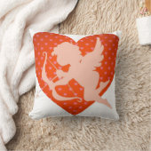 バレンタインズデイラブロマンチックデザイン クッション (ブランケット)