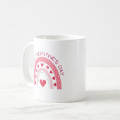 バレンタインズデイレインボーマグ コーヒーマグカップ (正面左)