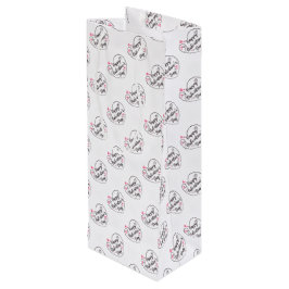 バレンタインズデイワイン抱き枕 ワインギフトバッグ