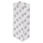 バレンタインズデイワイン抱き枕 ワインギフトバッグ (正面アングル)