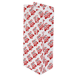 バレンタインズデイワイン抱き枕 ワインギフトバッグ